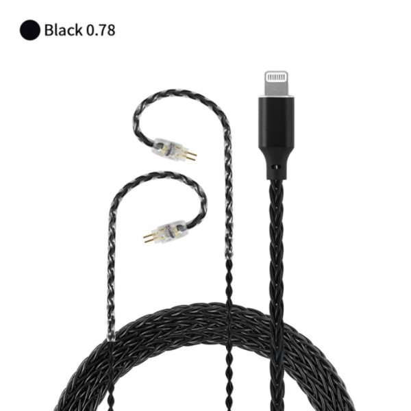 Promo JCALLY LT8 Kabel KZ Lightning MFi Certified Lightning Jack for KZ TRN - Dual Pin Limited