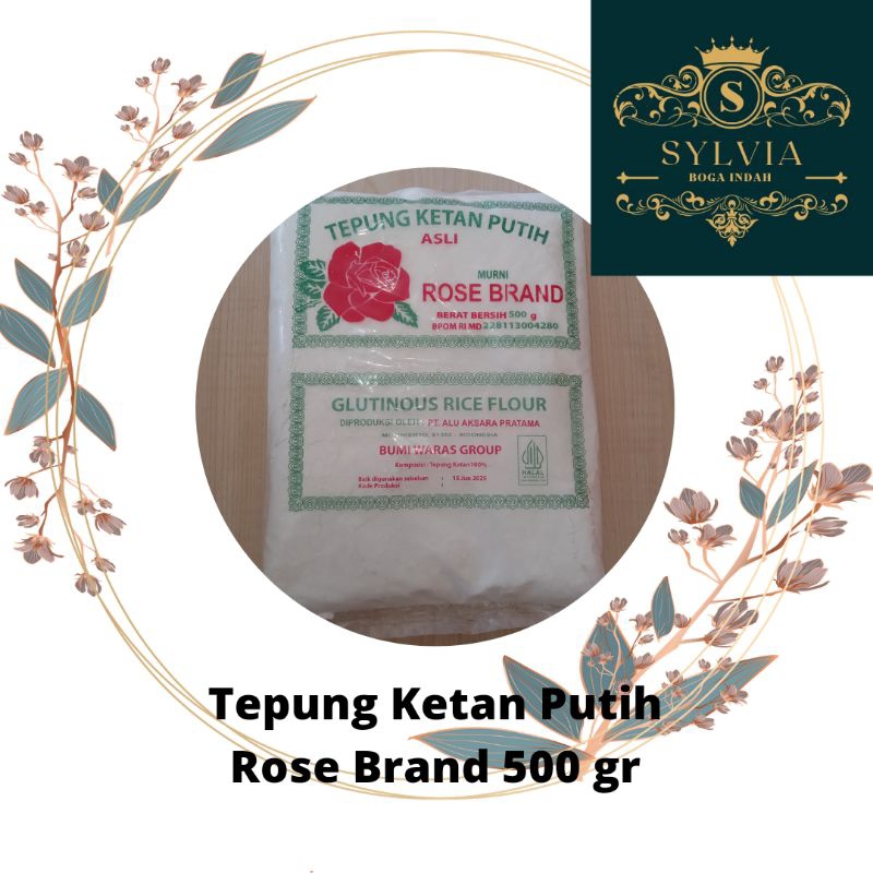

Tepung Ketan Putih Rose brand 500 gr.