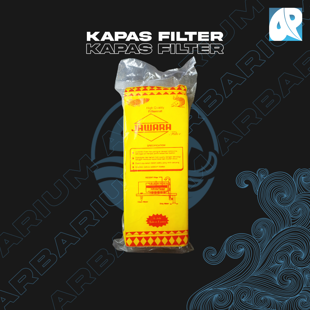 PROMO ORIGINAL Kapas Busa Media Filter Mekanis Jawara Aquarium Aquascape Kolam Ikan Saringan Air Ser
