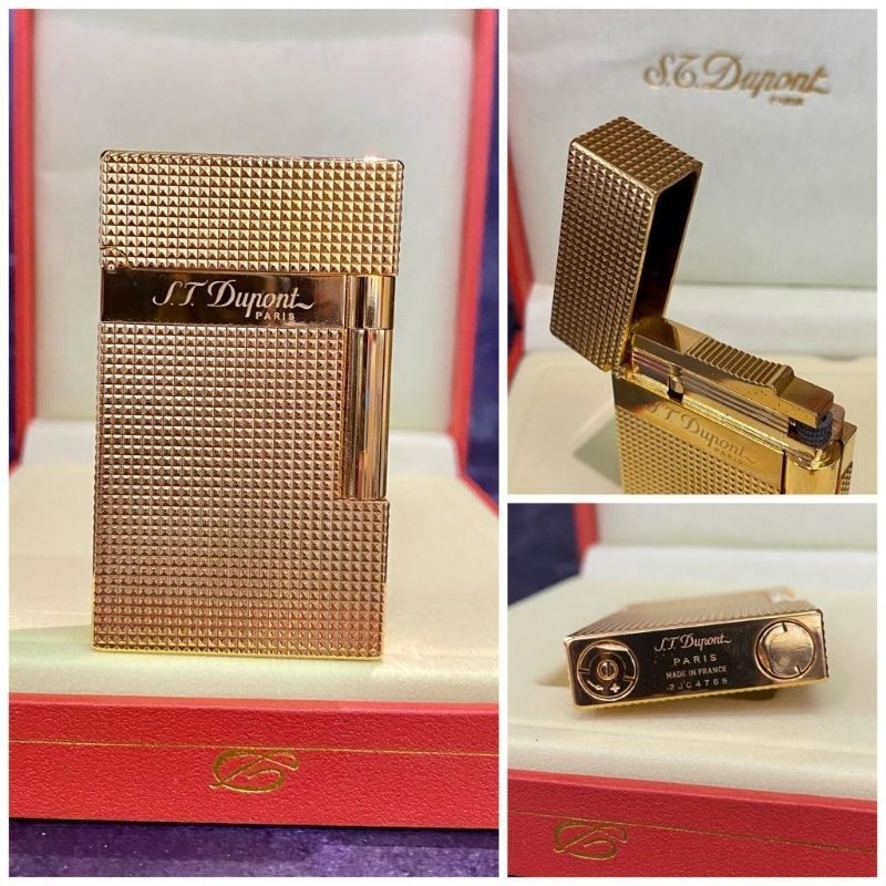 Korek ST DUPONT LIGHTER - Gold Glossy