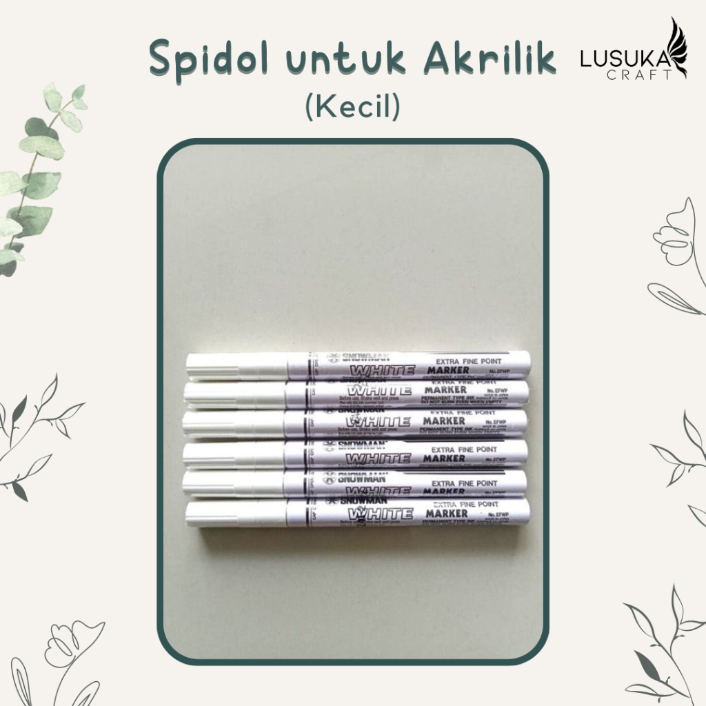 

Spidol Akrilik Warna Putih
