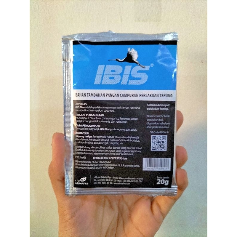 

IBIS BAHAN TAMBAHAN PANGAN CAMPURA PERLAKUAN TEPUNG 20GR/pelembut roti/donat