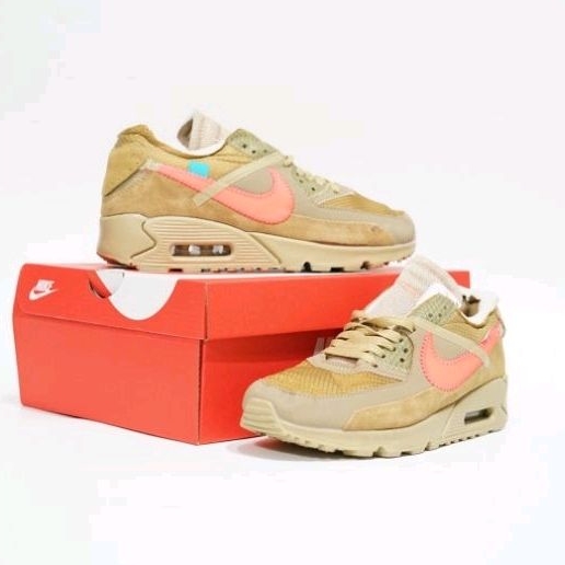 NIKE AIR MAX 90 OFF WHITE BROWN