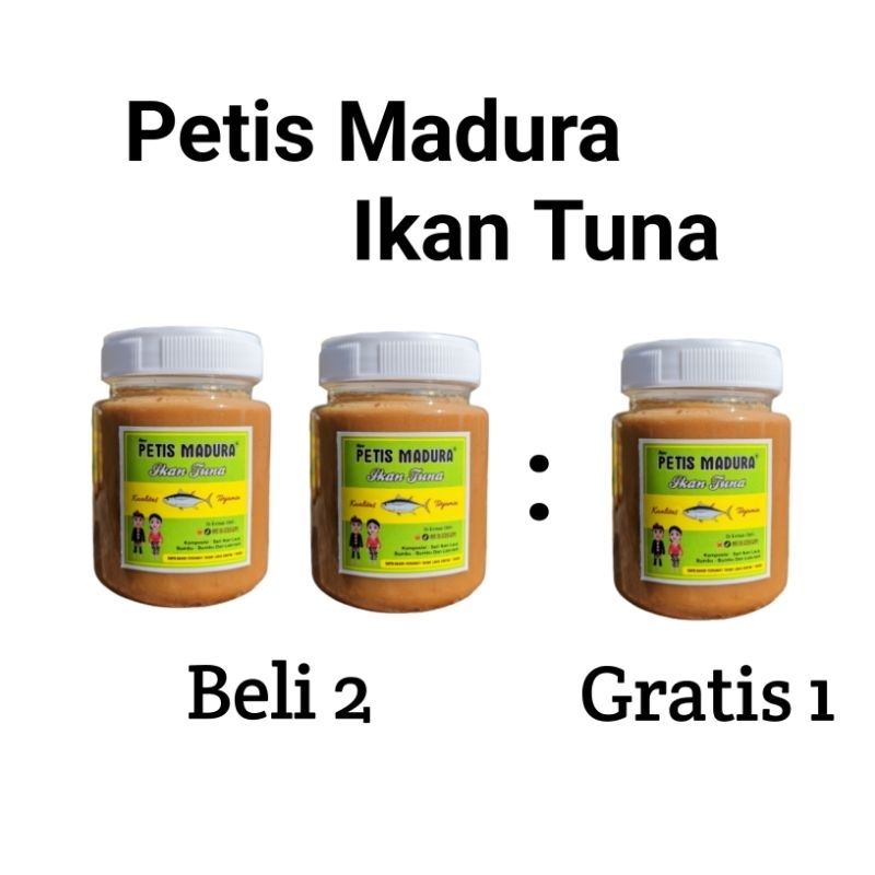 

( Beli 2 Gratis 1 ) Petis Madura Ikan Tuna 250gram Kualitas Super