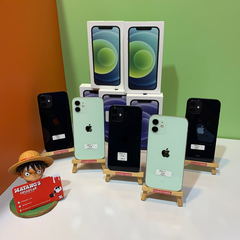 iphone 12 ibox | 128GB 64GB SECOND Lengkap Fullset  Like New...