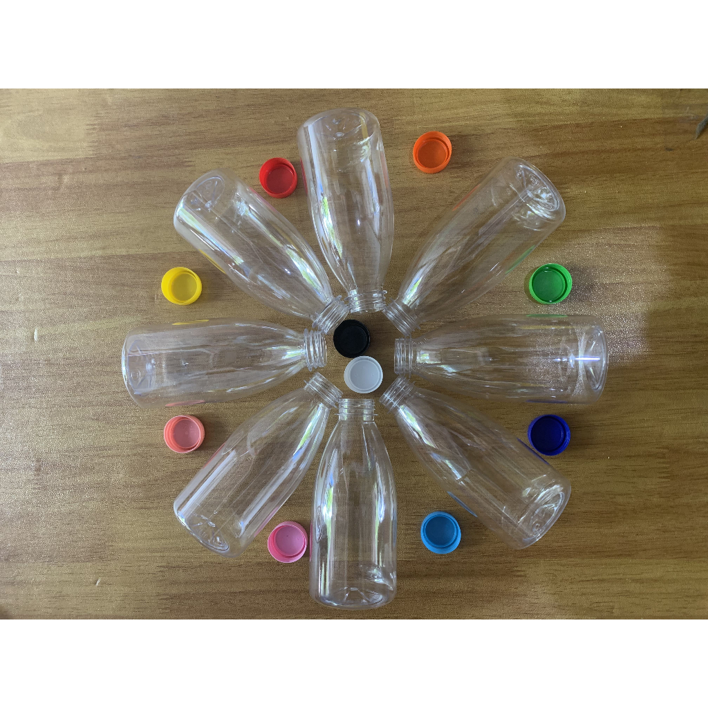 Botol Cantik 350 ml/ Botol Plastik Minuman Unik