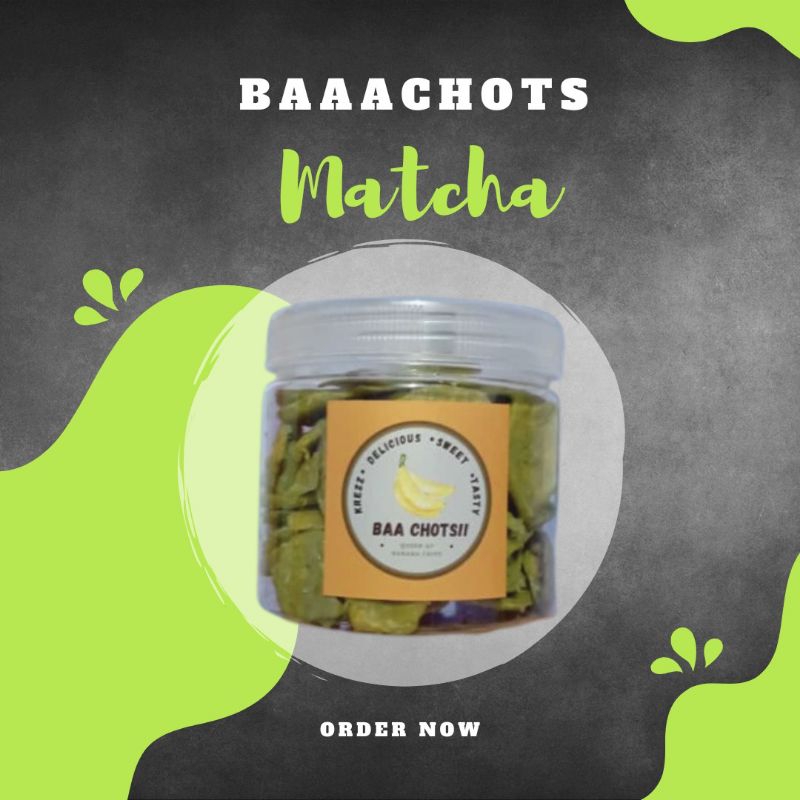 

Keripik Pisang Matcha Baachots
