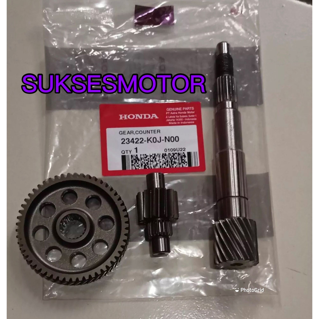 Gear Gir Counter Gardan As pully Honda Scoopy eSP 2021 Prestige Beat LED K1A Genio ORI AHM