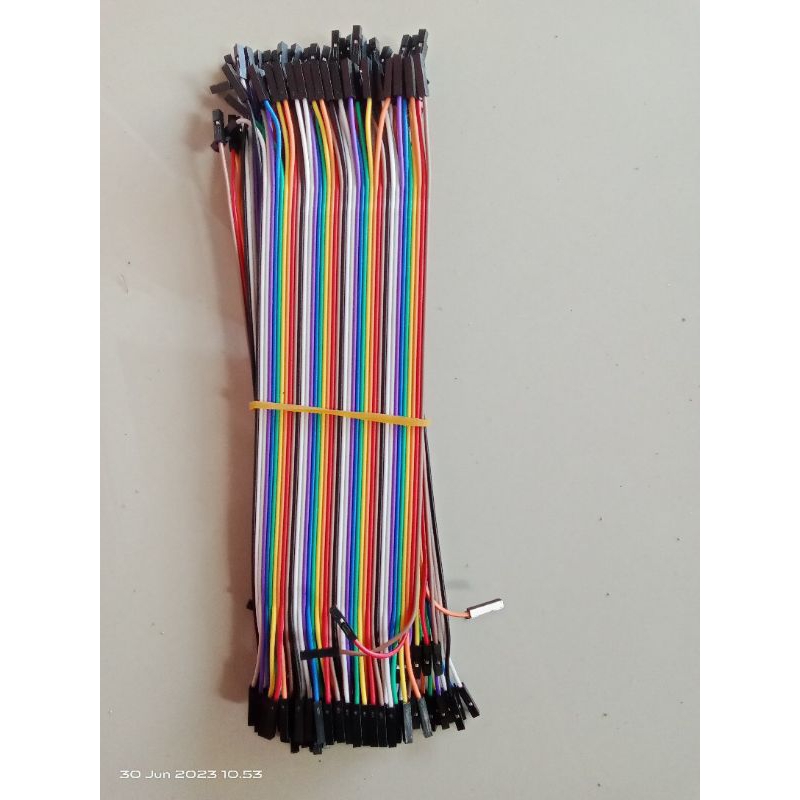 jumper female to female 20 cm isi 20 pcs/helay kabel arduino iot
