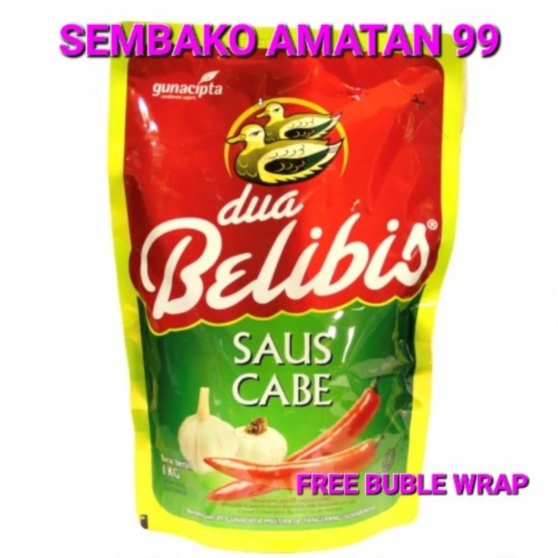 

SAOS CABE (1kg) BELIBIS SAUS CABE 1KG KEMASAN PAUCH