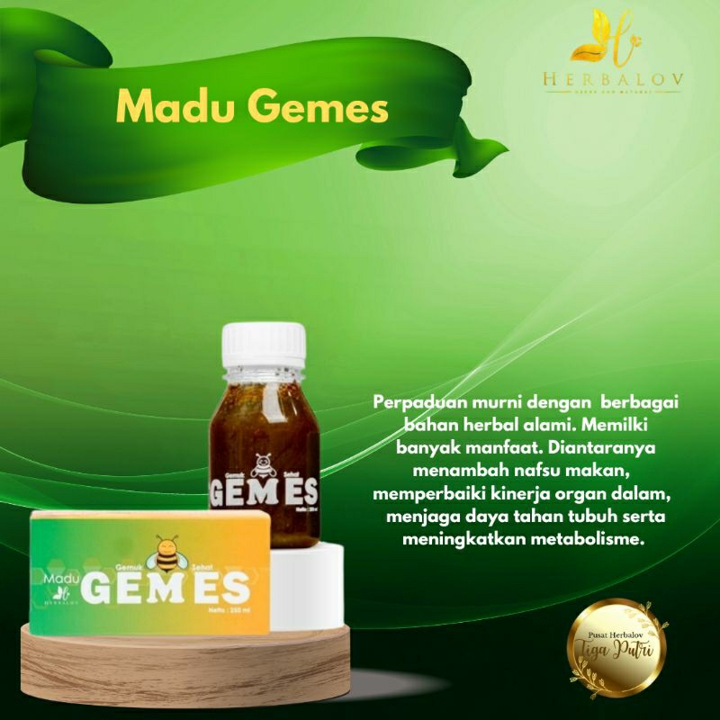 

Madu Gemes Gemuk sehat by Herbalov