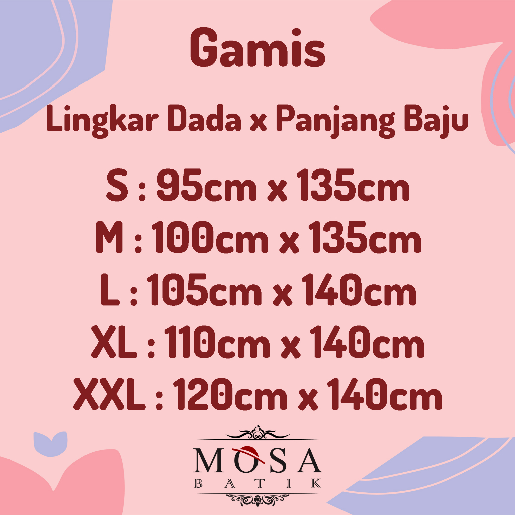 NEW Gamis Twill Premium Enamosa Batik -GAMIS 05