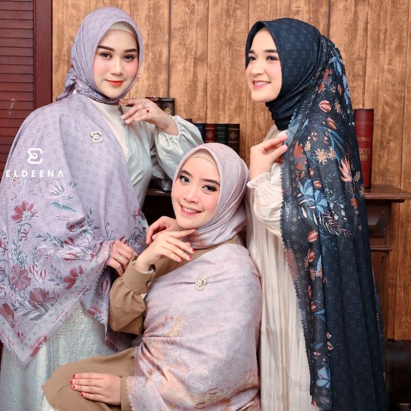 ELDEENA  Hijab Segi empat voal Zeelvasa Scraves by Eldeena Signature. Tzyn Shop