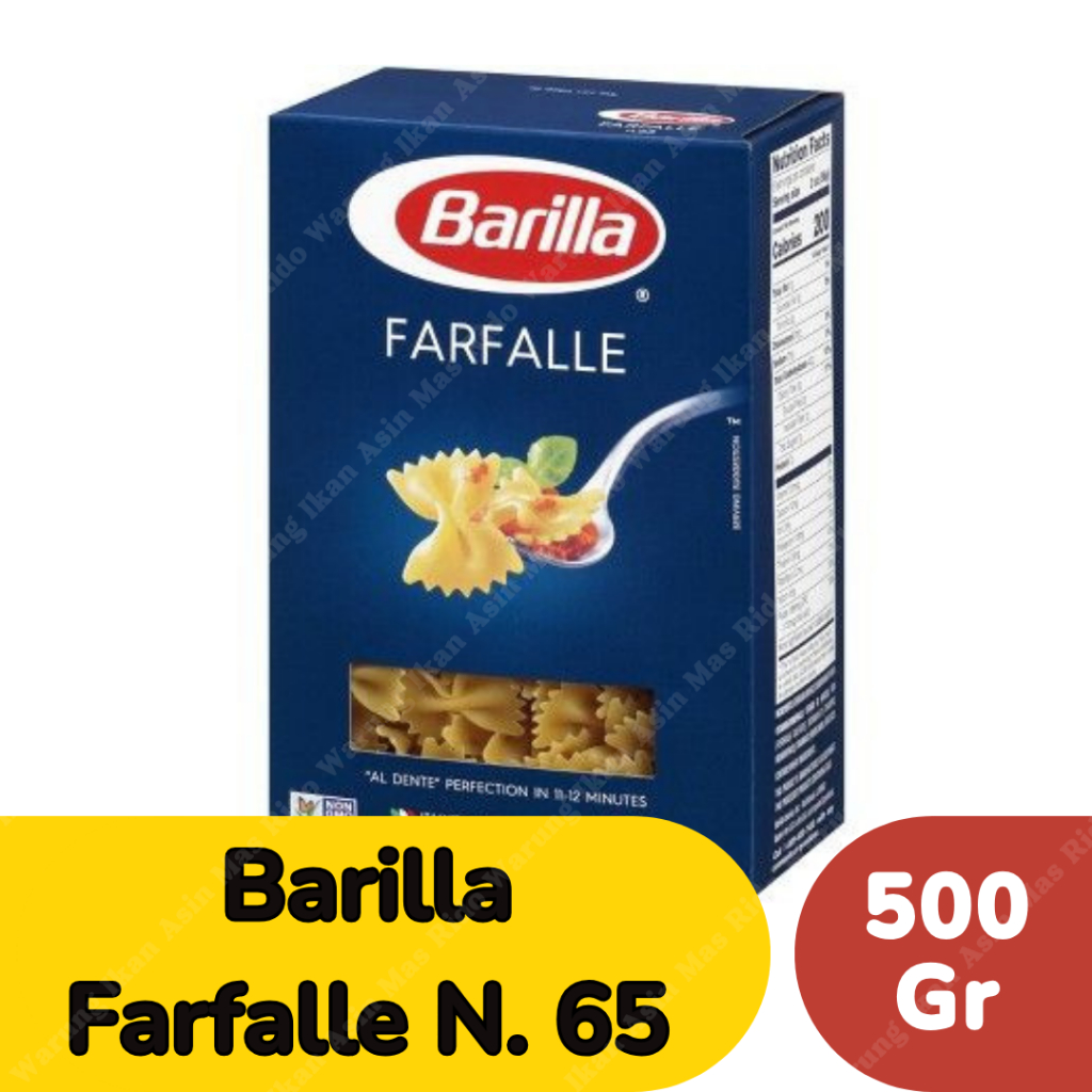 

Barilla Pasta Farfalle Pasta Makaroni Bowties Pita Makaroni Dasi N. 65