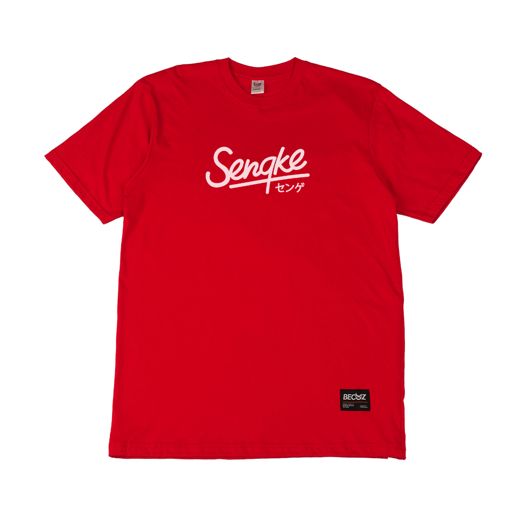 BECUZ Apparel Tshirt Sengke - Merah