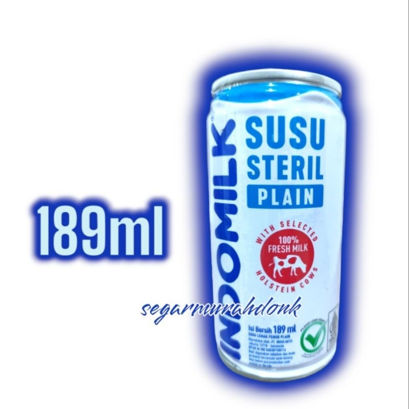 

INDOMILK SUSU STERIL 189 ml PLAIN