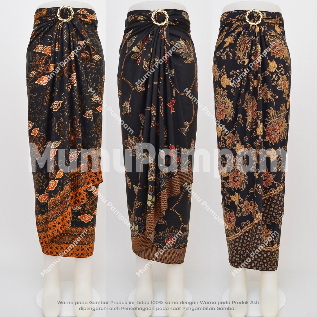 Rok Kebaya Modern Kain Lilit Batik Bawahan Kebaya Wisuda Rok Plisket Span Wiru Jumbo Premium Pakaian