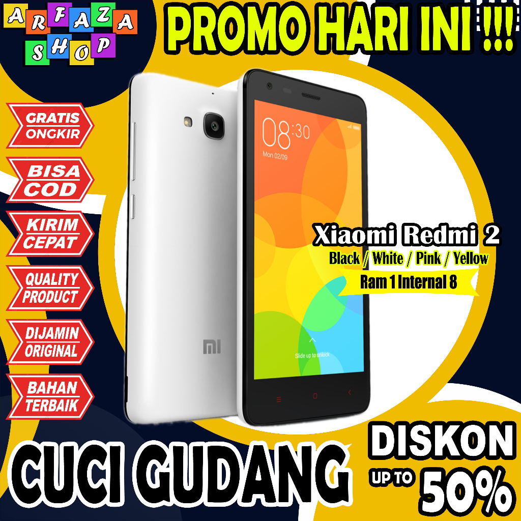 Xiaomi Redmi 2 Ram 1GB Rom 8GB