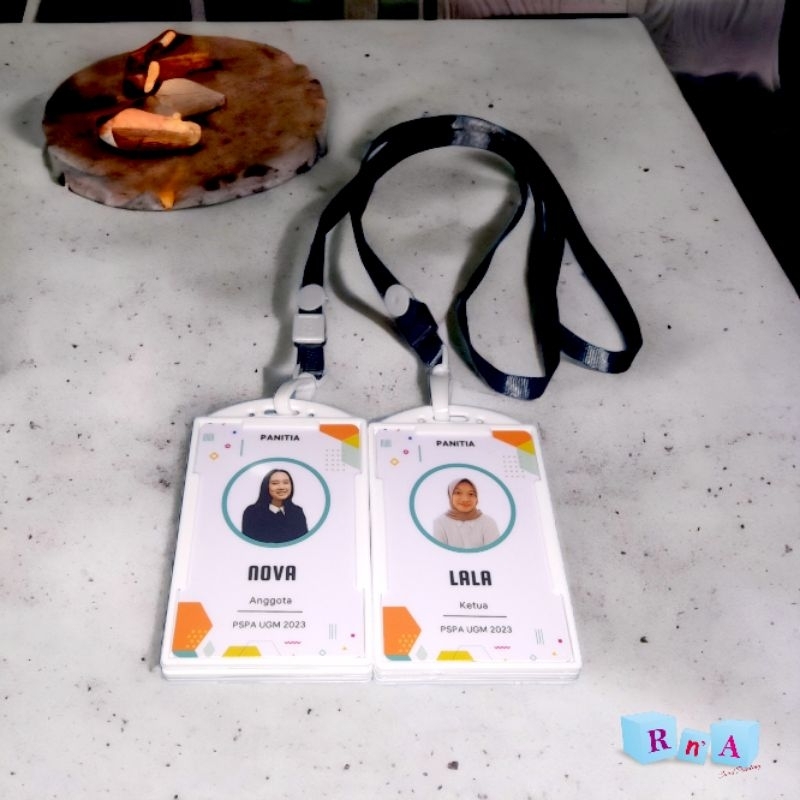 

Set Id Card + Lanyard Warna (polos) | bonus casing