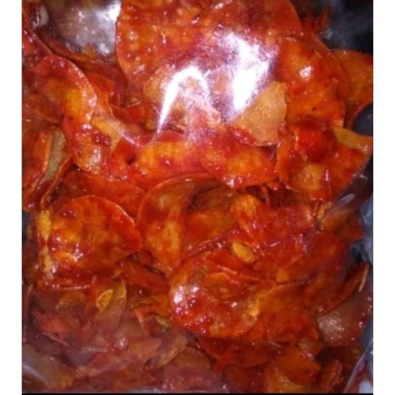 

keripik pedas manis