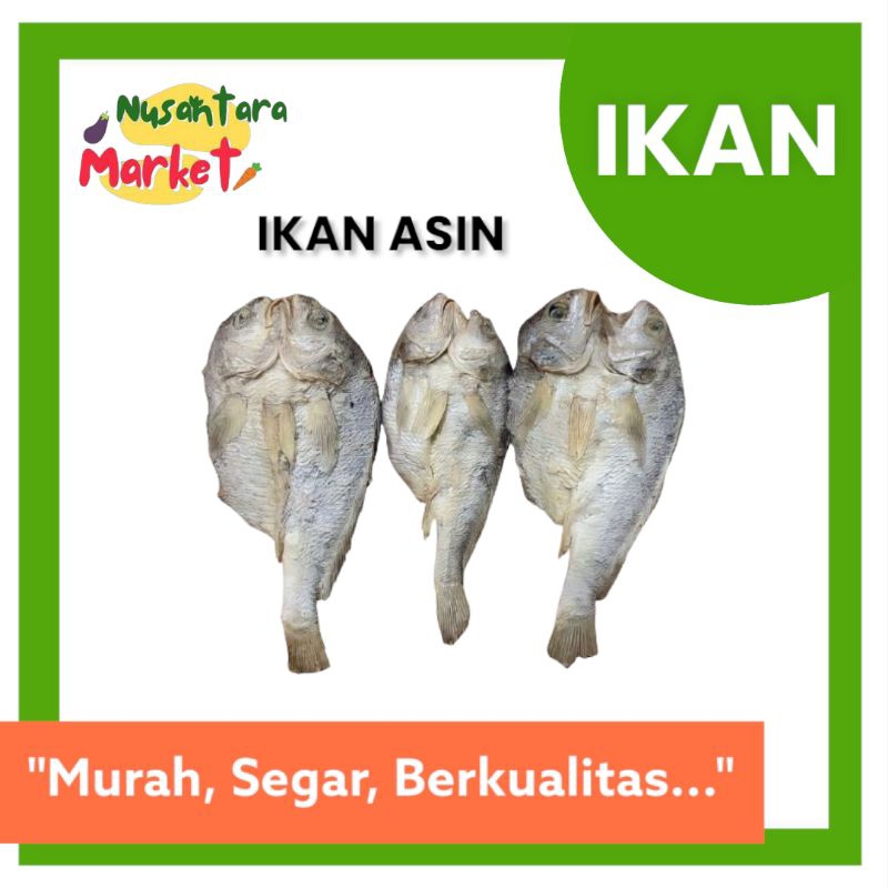 

IKAN ASIN GLOMO | IKAN ASIN BELAH | 1 PACK | NUSANTARA MARKET