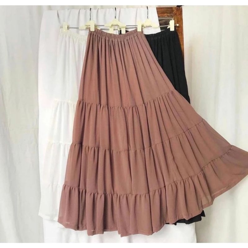 ROK GRANDE SKIRT ROK SPANDEK PREMIUM / BAWAHAN ROK GOOD QUALITY