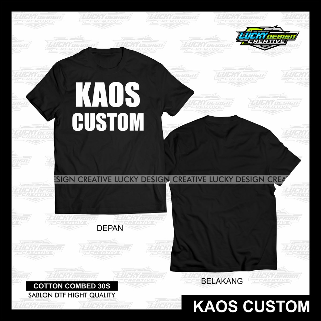 SABLON KAOS SATUAN | KAOS CUSTOM | KAOS DTF | KAOS SABLON | PESAN KAOS SOUND KAOS MUSIC KAOS MURAH