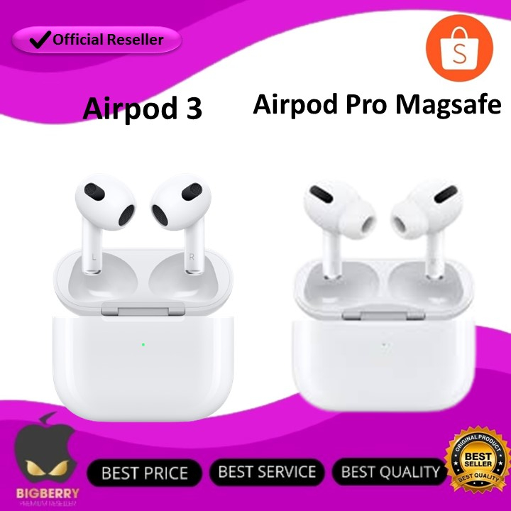 Aksesoriss Apple AirPods 3 | AirPods Proooo MagSafe Charging Case AirPod 3rd Gen Wireless Original