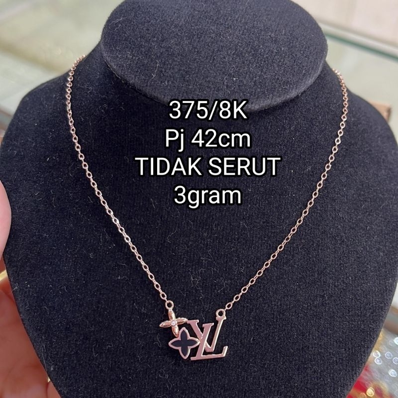 KALUNG EMAS 375/8K KALUNG EMAS ROSEGOLD KALUNG EMAS WANITA KALUNG EMAS BRANDED KALUNG EMAS MODIS SET