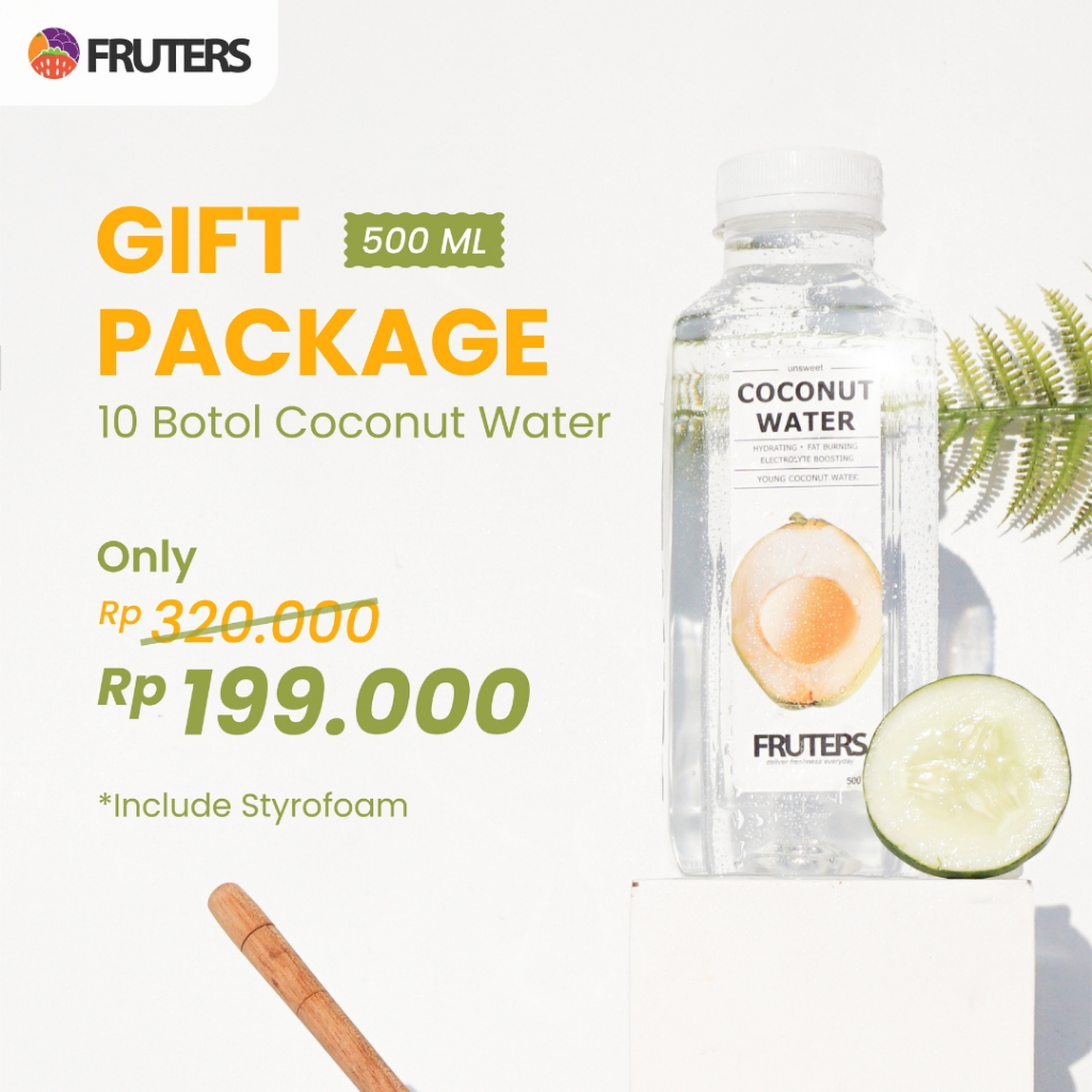 

GIFT PACKAGE COCONUT WATER 500ML - AIR KELAPA IJO MURNI BY FRUTERSID