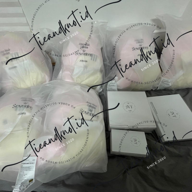 READY STOCK [Baca Deskripsi] Seventeen Jeonghan Pluffy Toram & Blanket Set