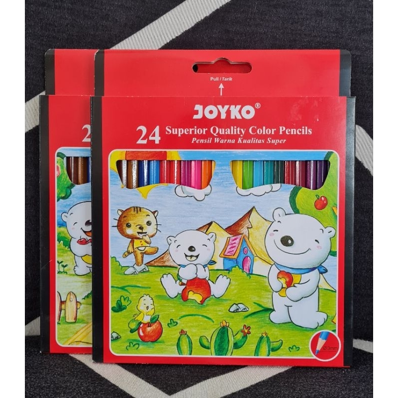 

Pensil Warna Joyko 24 Warna Panjang