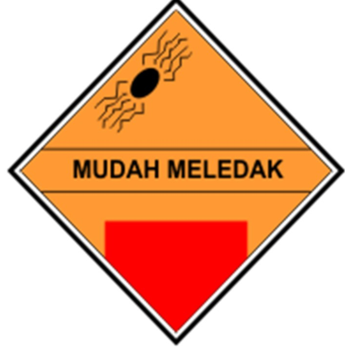 

Sign Akrilik Mudah Meledak Warning Imo Limbah B3 UKuran 20X20CM Sign Akrlik Rambu Limbah