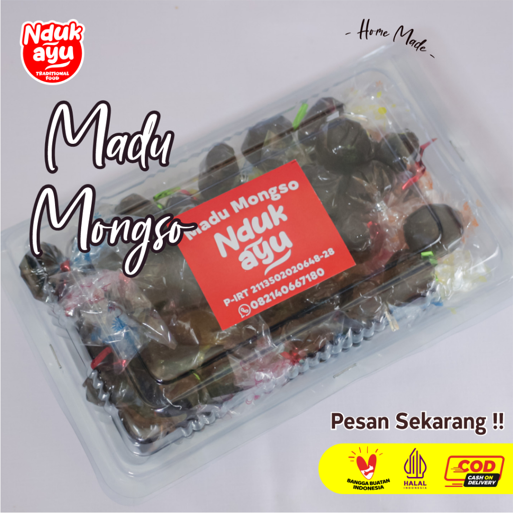 

Madumongso Khas Ponorogo Berat 500 Gram Dodol Ketan Hitam Madu Mongso Di Olah Secara Tradisional Halal