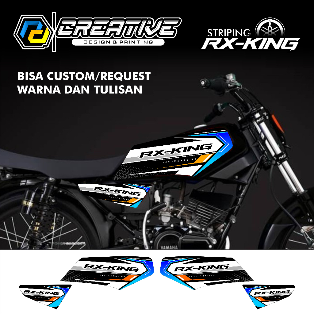 STIKER STRIPING RX KING/ RX-KING CUSTOM STIKER/STRIPING CUSTOM