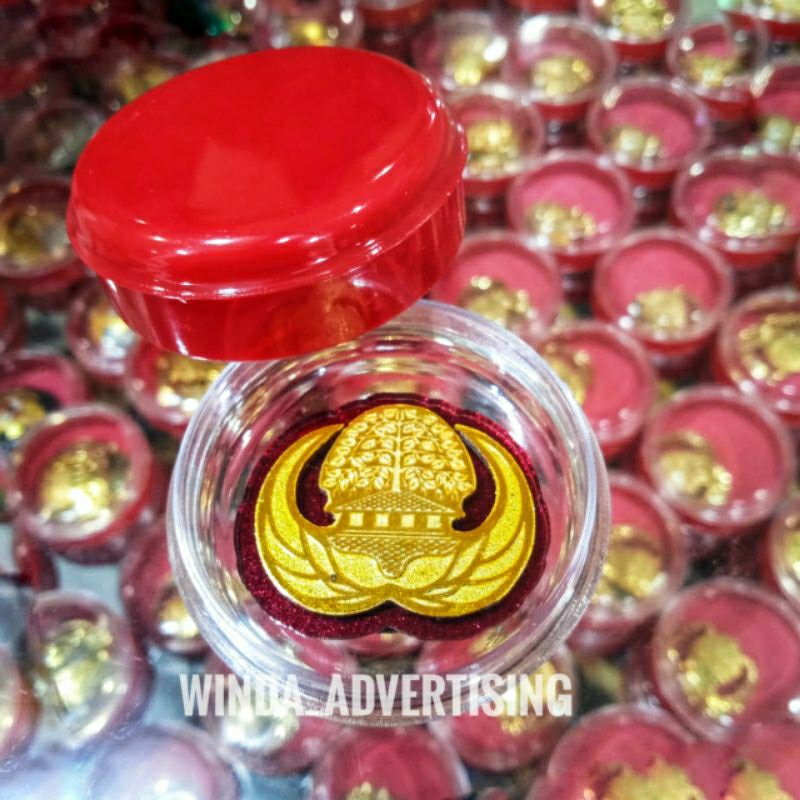 Pin Korpri ASN Sepuh Emas Magnet Lencana Korpri Kuningan Asli