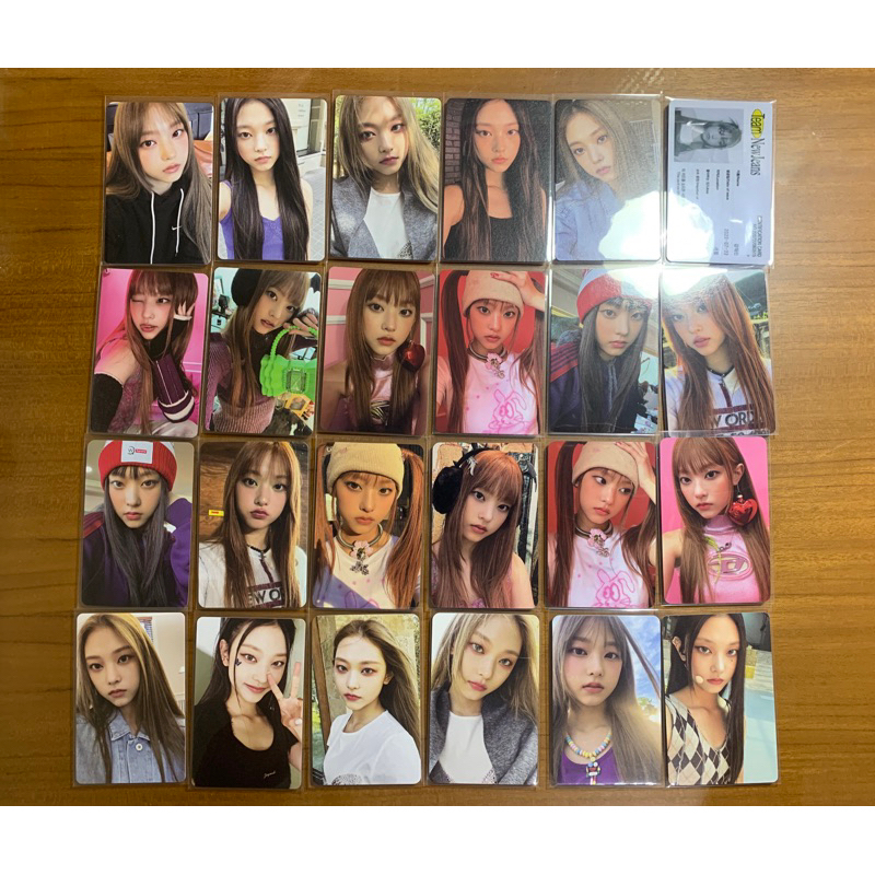 [READY] NEWJEANS HAERIN Official Photocard PC Haerin Weverse Bluebook Message Card 1st EP OMG