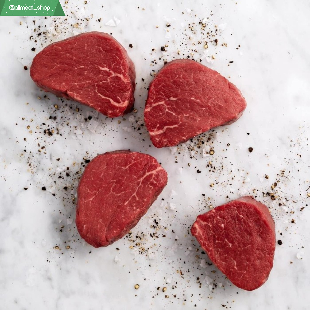 

Beef Tenderloin Import | Tenderloin Steak | Daging Steak | Has Dalam Sapi 1 Kg