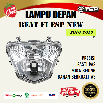 Lampu Depan Reflektor Beat Fi Esp New 2016 -2019 Bening Motor Honda Variasi Aksesoris Ori TGP