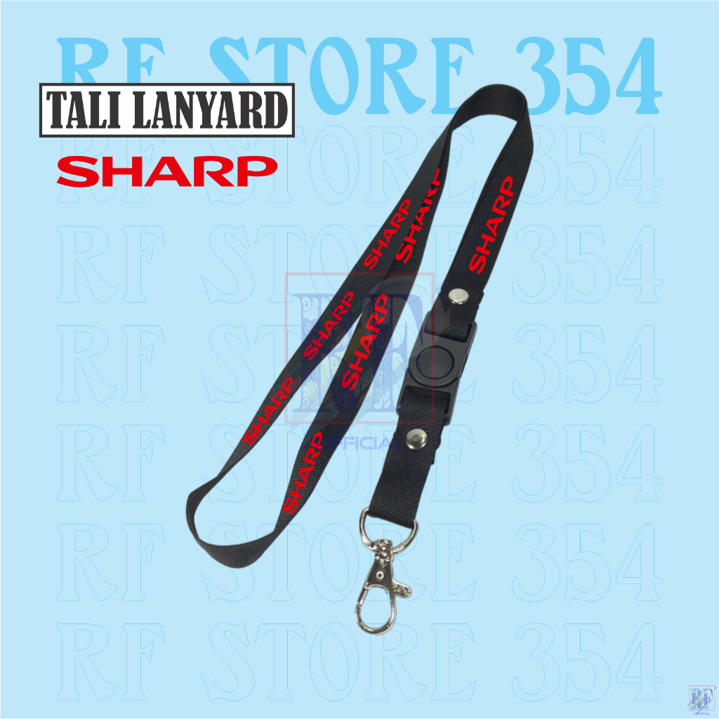 

TALI LANYARD SHARP LOGO - TALI ID CARD GANTUNGAN KUNCI GANTUNGAN FLASHDISK GANTUNGAN NAMETAG TALI LANYARD BEST SELLER COD