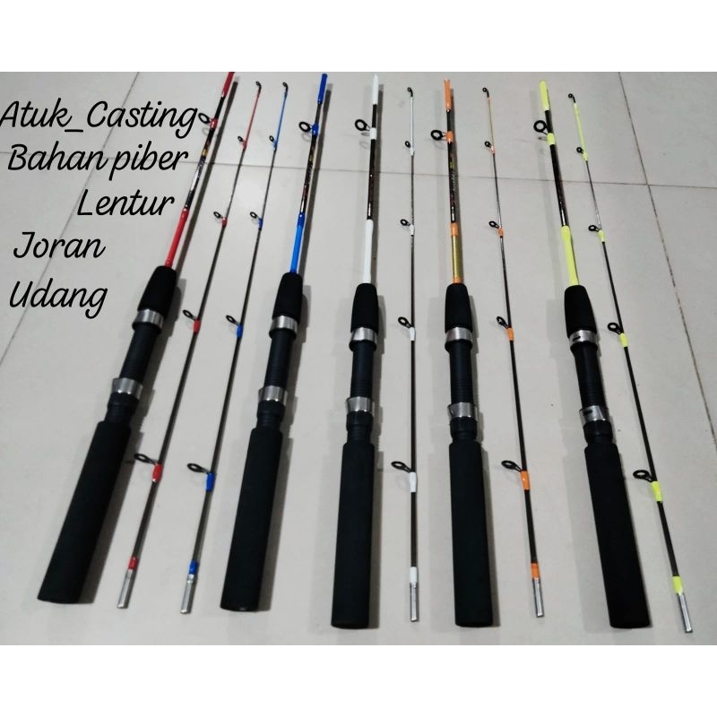 Joran pancing udang Silver Mantis super Lentur