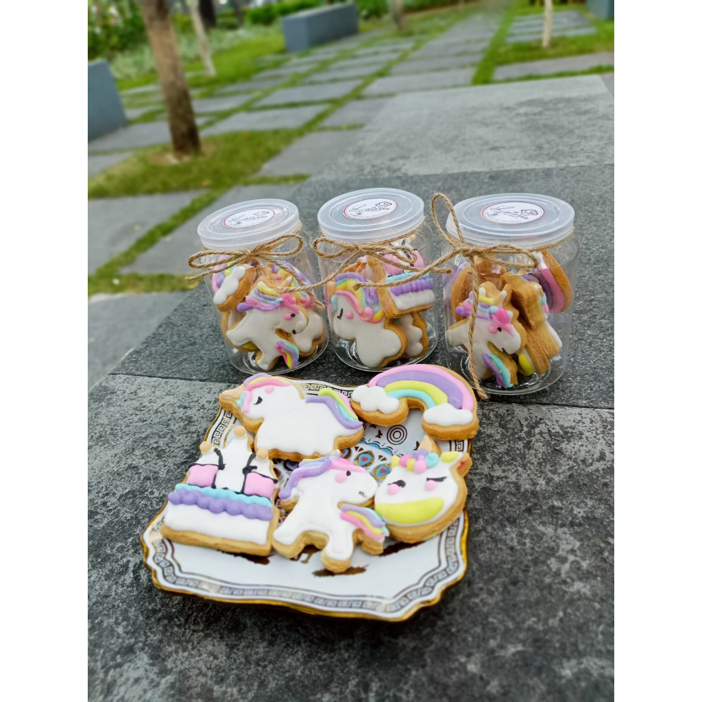 

QH cookies karakter dino frozen animal kukis unicorn kukis mickey cookies - dino