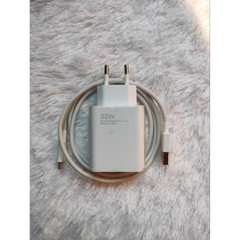 Charger xiaomi 33watt copotan original