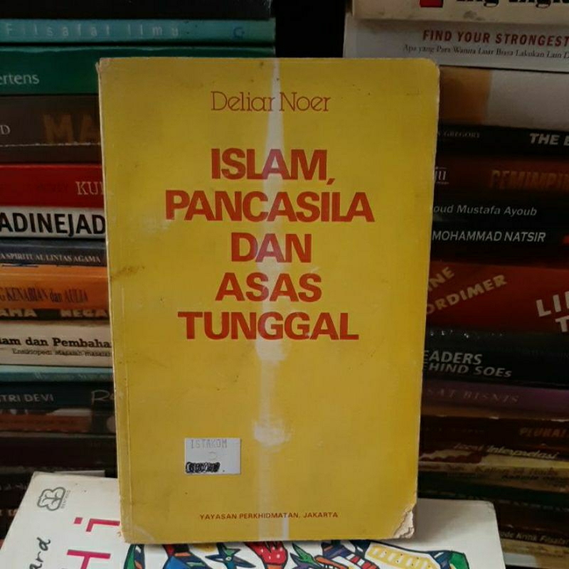 Buku Islam, Pancasila dan asas tunggal. Dealer Noer.