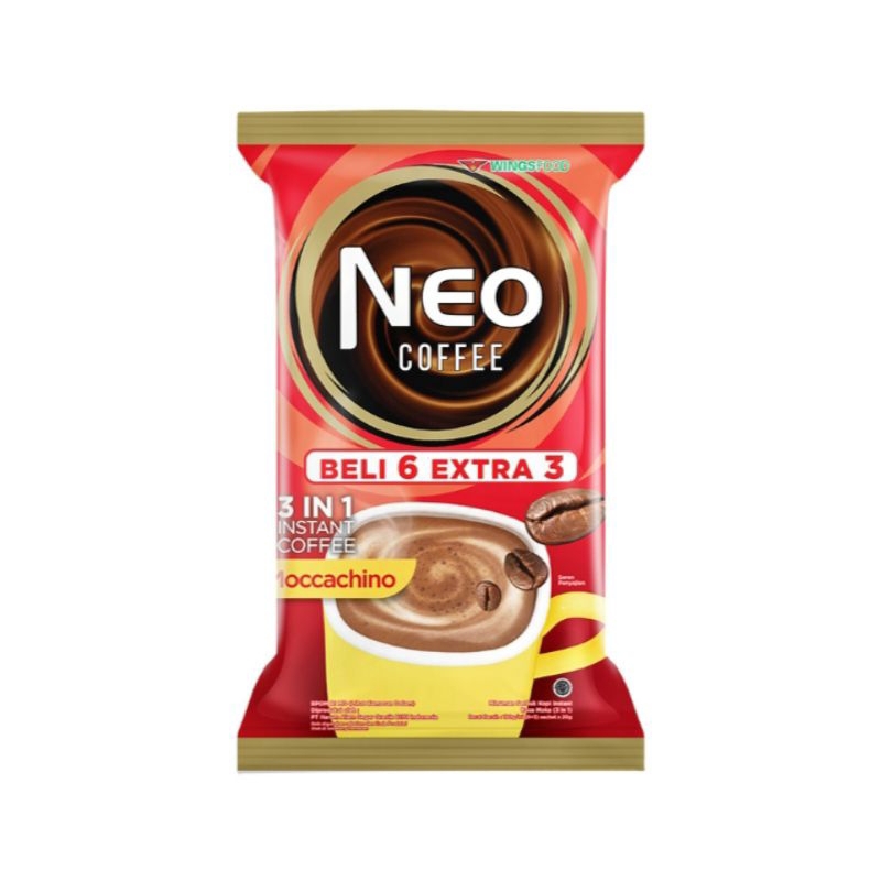 

Neo Coffee 3in1 Instan 9×20 Gram (Dapat 2 pack)