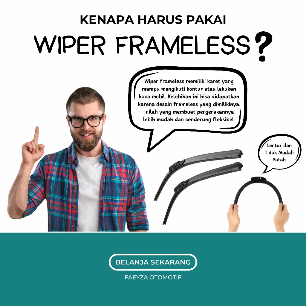 Hot Deals Wiper Frameless Truk Hino Dutro 1 Set Wiper Kaca Mobil Frameless Murah Truk Hino Dutro