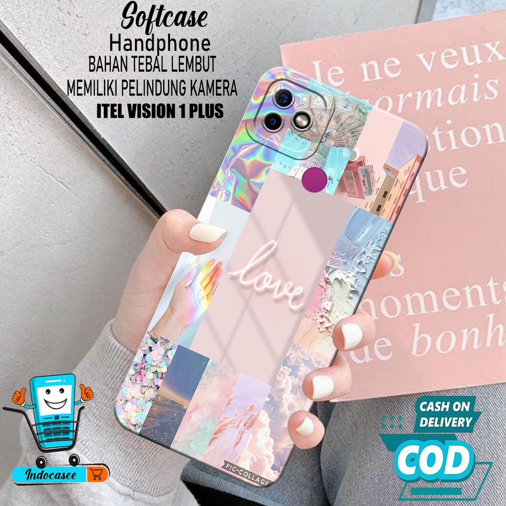 Case Hp Itel Vision 1 Plus - Softcase Itel Vision 1 Plus - Casing Itel Vision 1 Plus - Kesing Itel V