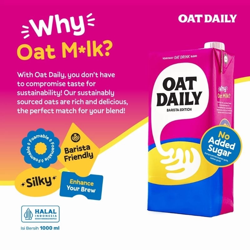 

oat daily barista 1ltr