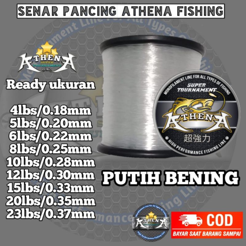 senar pancing athena 1800m senar pancing kuat anti keriting senar pancing super kuat