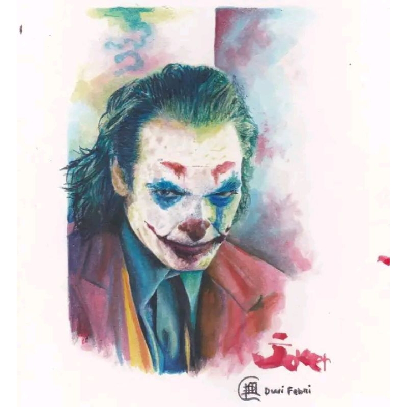 

Koleksi karya lukis potret cat air diatas kertas